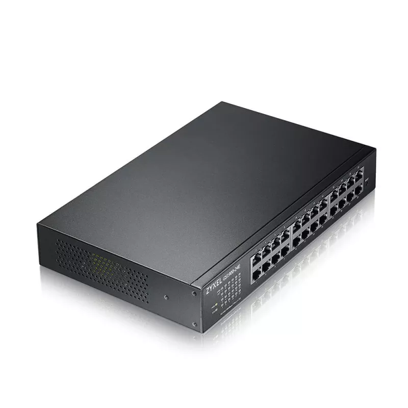 Zyxel GS1900-24E-EU0103F tinklo jungiklis Valdomas L2 Gigabit Ethernet (10/100/1000) 1U Juodas
