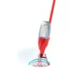 Šluota VILEDA Spray Max Microfibre Dry & Wet — plastikinė galvutė, 0,6 l vandens talpykla, antibakterinė, balta/raudona