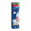 Šluota VILEDA Spray Max Microfibre Dry & Wet — plastikinė galvutė, 0,6 l vandens talpykla, antibakterinė, balta/raudona