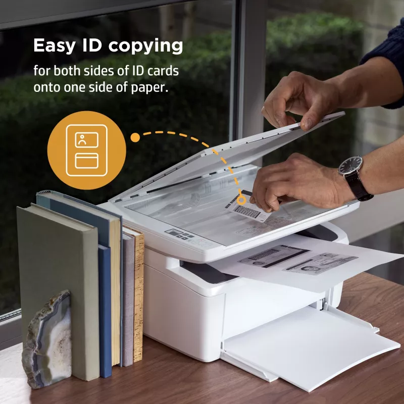 Daugiafunkcinis lazerinis spausdintuvas HP LaserJet MFP M140w — nespalvotas, 20 ppm, 600×600 DPI, A4, „Wi‑Fi“, „Ethernet“, baltas
