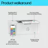 HP LaserJet M110w spausdintuvas, lazerinis, 600 x 600 DPI, A4, 20 ppm, paruoštas tinklui, baltas