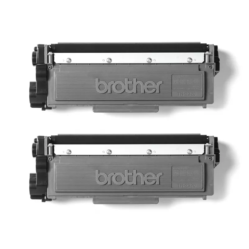 Dažų kasetė Brother TN-2320TWIN 2600 puslapių Juoda
