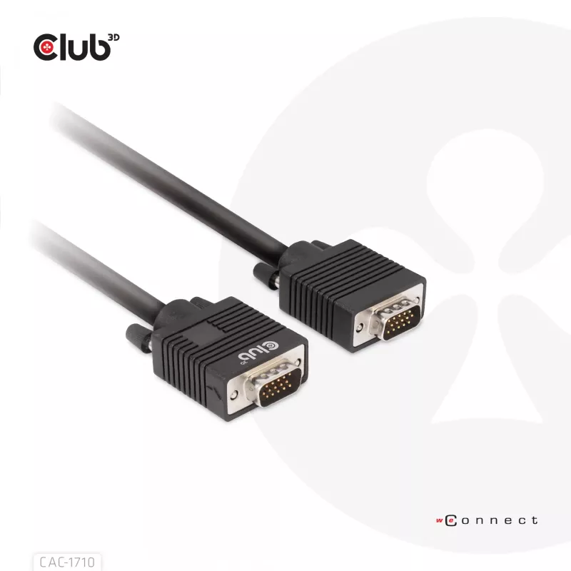 VGA laidas bidirekcinis M/M 10m/32,8ft CLUB3D CAC-1710