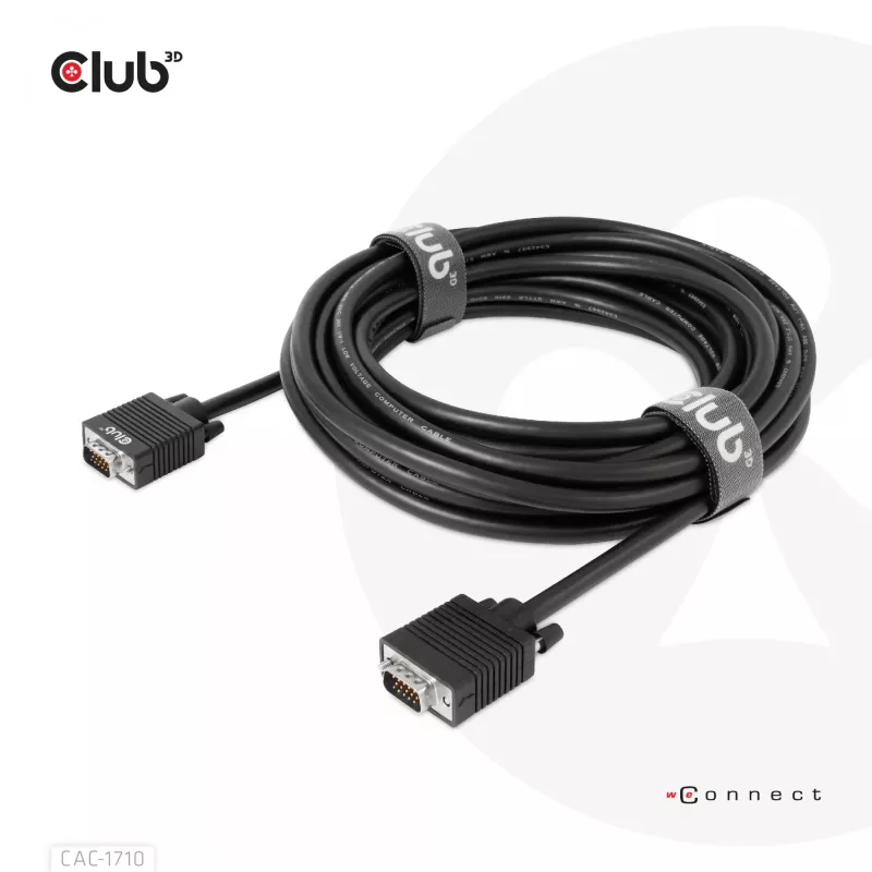 VGA laidas bidirekcinis M/M 10m/32,8ft CLUB3D CAC-1710