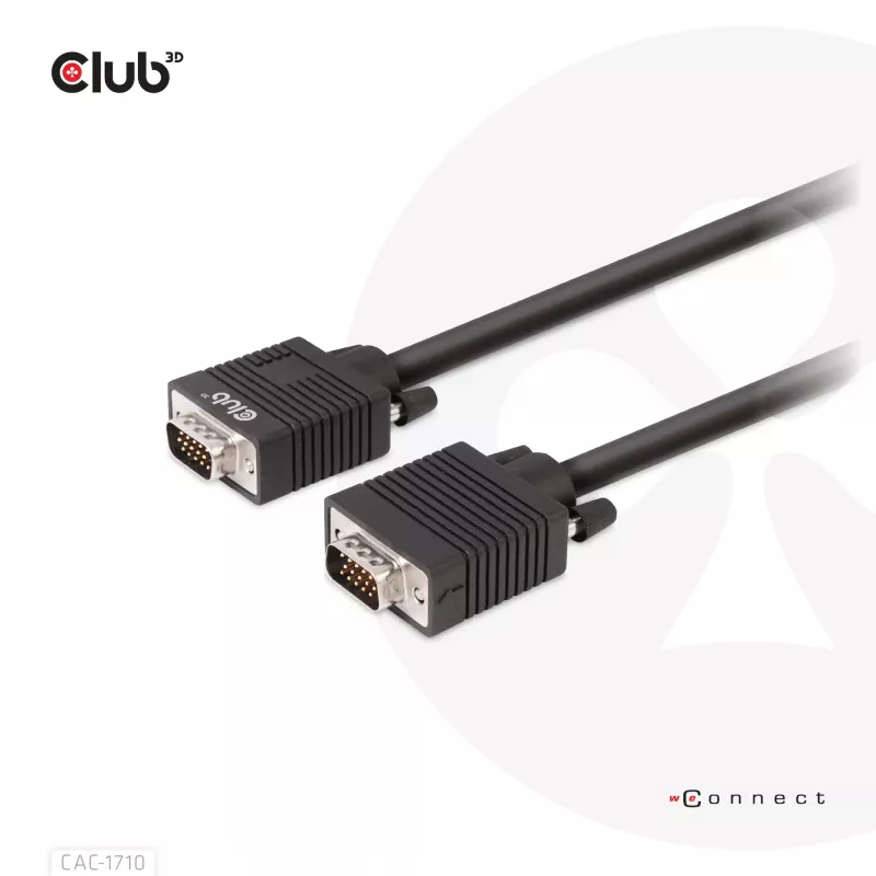 VGA laidas bidirekcinis M/M 10m/32,8ft CLUB3D CAC-1710