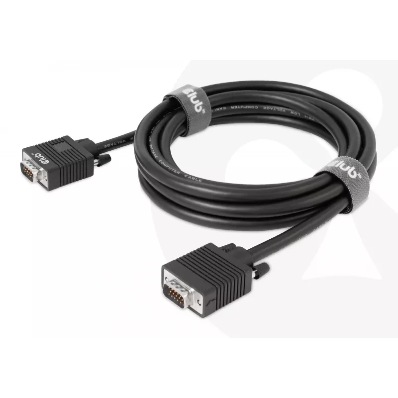 VGA kabelis, dvikryptis, M/M, 3 m, 28AWG, CLUB3D CAC-1703