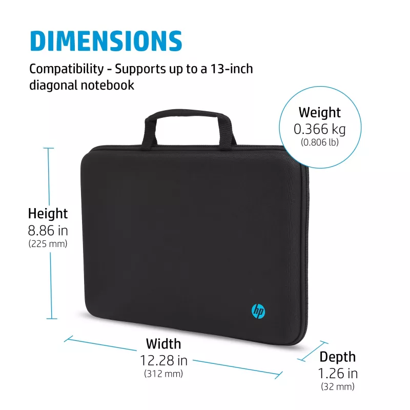 Dėklas HP Mobility 11,6 col. nešiojamam kompiuteriui Maks. ekrano dydis 29,5 cm