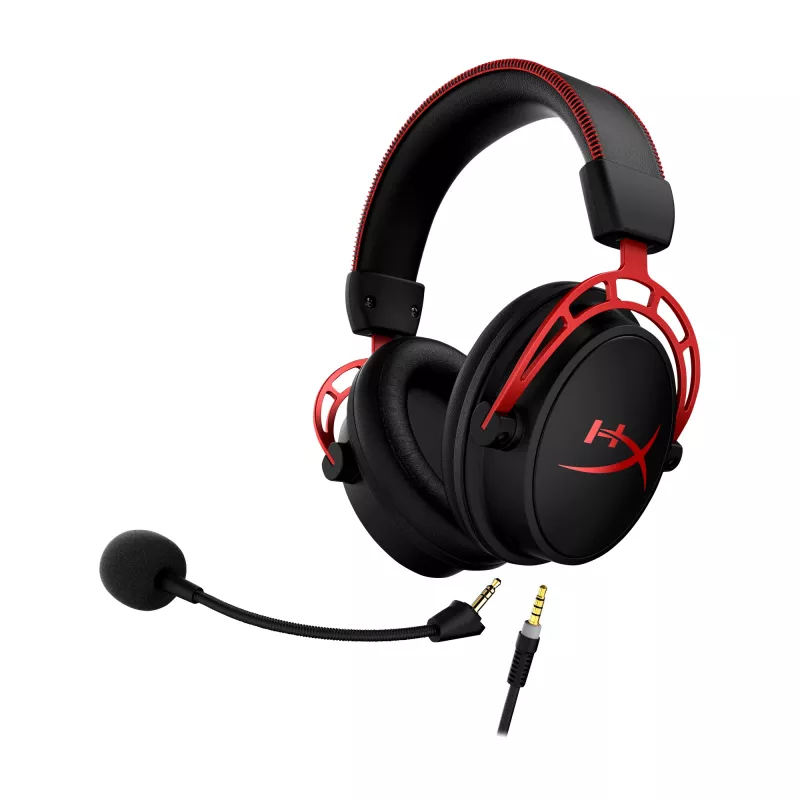 HyperX Cloud Alpha - Žaidimų ausinės (Juoda-Raudona)