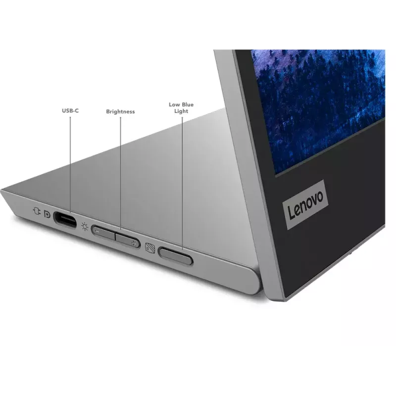 Monitorius Lenovo L15 15,6 col. LED IPS Full HD 1920×1080, 60Hz, 14 ms, 250 cd/m², USB-C PD 65W, VESA, reguliuojamas aukštis