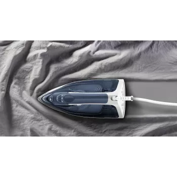 Tefal Express Steam FV2837 Sausas ir garinis lygintuvas su Cerilium padu 2400 W Mėlyna, Pilka, Balta
