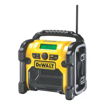 DEWALT Belaidis ličio jonų DAB+/FM kompaktiškas radijas – tik įrankio korpusas