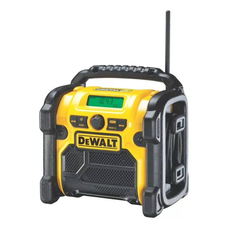DEWALT Belaidis ličio jonų DAB+/FM kompaktiškas radijas – tik įrankio korpusas