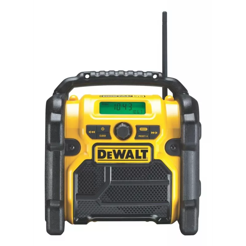DEWALT Belaidis ličio jonų DAB+/FM kompaktiškas radijas – tik įrankio korpusas