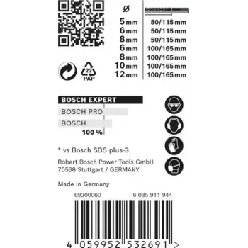 Bosch Expert 2 608 900 195 grąžtų rinkinys 7 vnt.