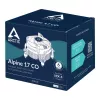 ARCTIC Alpine 17 CO procesoriaus oro aušintuvas 9,2 cm juoda, sidabrinė 1 vnt.