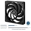 ARCTIC P12 Slim PWM PST slėgiui optimizuotas 120 mm PWM ventiliatorius su integruotu Y kabeliu
