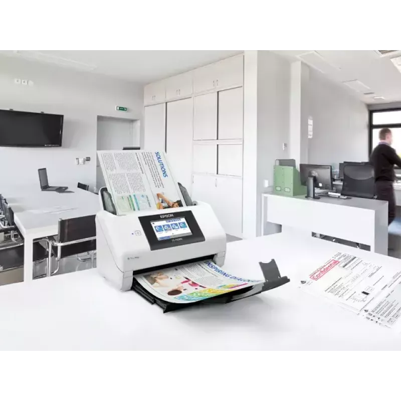 Epson WorkForce DS-790WN Dokumentų skaitytuvas su automatiniu dokumentų padavimu 600 x 600 DPI A4 Juoda, Balta