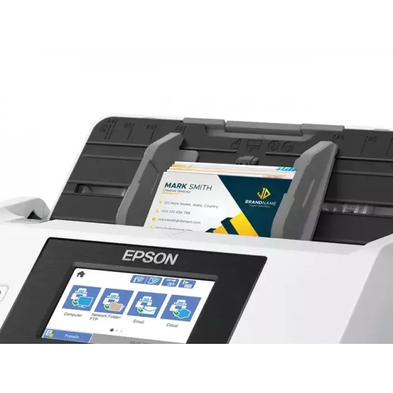 Epson WorkForce DS-790WN Dokumentų skaitytuvas su automatiniu dokumentų padavimu 600 x 600 DPI A4 Juoda, Balta