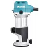 Freza Makita RT0702CX2J — 710 W, 10 000–34 000 aps./min., 8 mm įvorė, 0–40 mm gylis, 1,8 kg