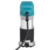 Freza Makita RT0702CX2J — 710 W, 10 000–34 000 aps./min., 8 mm įvorė, 0–40 mm gylis, 1,8 kg