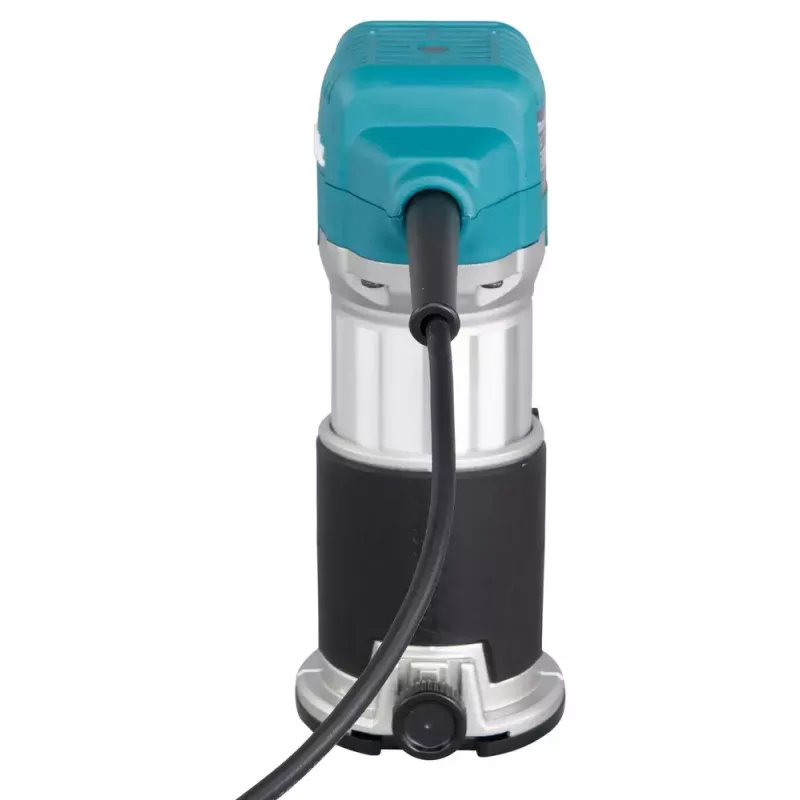 Freza Makita RT0702CX2J — 710 W, 10 000–34 000 aps./min., 8 mm įvorė, 0–40 mm gylis, 1,8 kg