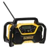 Nešiojamas radijas DeWALT DCR029-QW DAB FM, maitinamas iš kintamosios / nuolatinės srovės, Bluetooth, USB įkrovimas, ekranas, juodas / geltonas