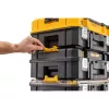 Įrankių dėklas DeWalt DWST82968-1, polikarbonatas, 7,8 l, užrakinamas, atsparus vandeniui, juodas