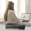 Zyxel GS1915-8EP valdomas L2 Gigabit Ethernet (10/100/1000) maitinimas per Ethernet (PoE) juodas
