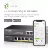 Zyxel GS1915-8EP valdomas L2 Gigabit Ethernet (10/100/1000) maitinimas per Ethernet (PoE) juodas