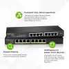 Zyxel GS1915-8EP valdomas L2 Gigabit Ethernet (10/100/1000) maitinimas per Ethernet (PoE) juodas