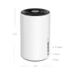 Maršrutizatorius TP‑LINK AXE5400 „Mesh“ Wi‑Fi 6E sistema – trijų juostų 2,4/5/6 GHz, aprėptis iki 670 m², 3× LAN, 4 vidinės antenos