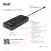 CLUB3D Type-C 7-in-1 centrinis įrenginys su 2x HDMI, 2x USB Gen1 Type-A, 1x RJ45, 1x 3,5 mm garso, 1x USB Gen1 Type-C 100W moteriška jungtimi