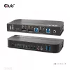 CLUB3D DisplayPort/HDMI KVM jungiklis dviems DisplayPort 4K 60Hz