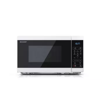 Sharp YC-MS02E-W mikrobangų krosnelė Juoda, Balta Solo mikrobangų krosnelė Ant stalviršio 20 L 800 W