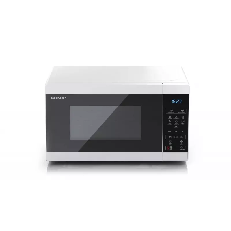 Sharp YC-MS02E-W mikrobangų krosnelė Juoda, Balta Solo mikrobangų krosnelė Ant stalviršio 20 L 800 W