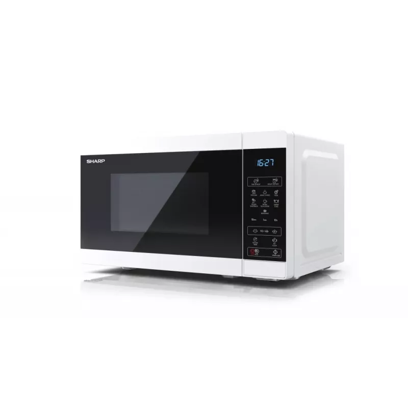 Sharp YC-MS02E-W mikrobangų krosnelė Juoda, Balta Solo mikrobangų krosnelė Ant stalviršio 20 L 800 W