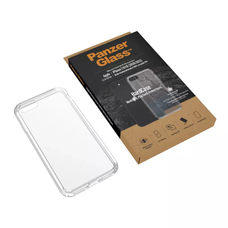 PanzerGlass® HardCase iPhone SE (2020/2022) | 7 | 8, Dangtelis, Apple, Apple - iPhone SE 2022, Apple - iPhone SE 2020, Skaidrus