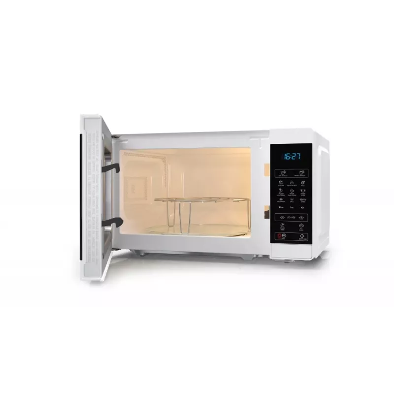 Sharp YC-MG02E-W mikrobangų krosnelė mėlyna, balta, ant stalviršio, 20 L, 800 W
