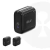 CLUB3D Travel Charger 65W GAN technologija, vienas prievadas USB Type-C, palaiko Power Delivery (PD) 3.0