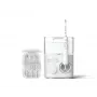 Burnos irigatorius „Philips Power Flosser 7000 HX3911/40“, maitinamas baterijomis, baltas, universalus kintamosios srovės įkroviklis