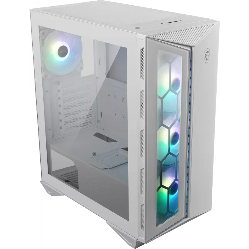 Žaidimų kompiuterio korpusas MSI MPG GUNGNIR 110R Balta Midi Tower