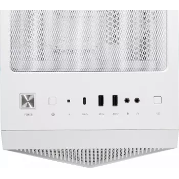 Žaidimų kompiuterio korpusas MSI MPG GUNGNIR 110R Balta Midi Tower