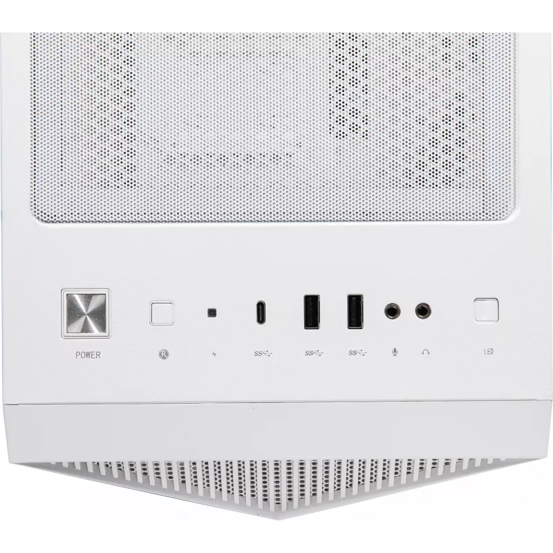 Žaidimų kompiuterio korpusas MSI MPG GUNGNIR 110R Balta Midi Tower
