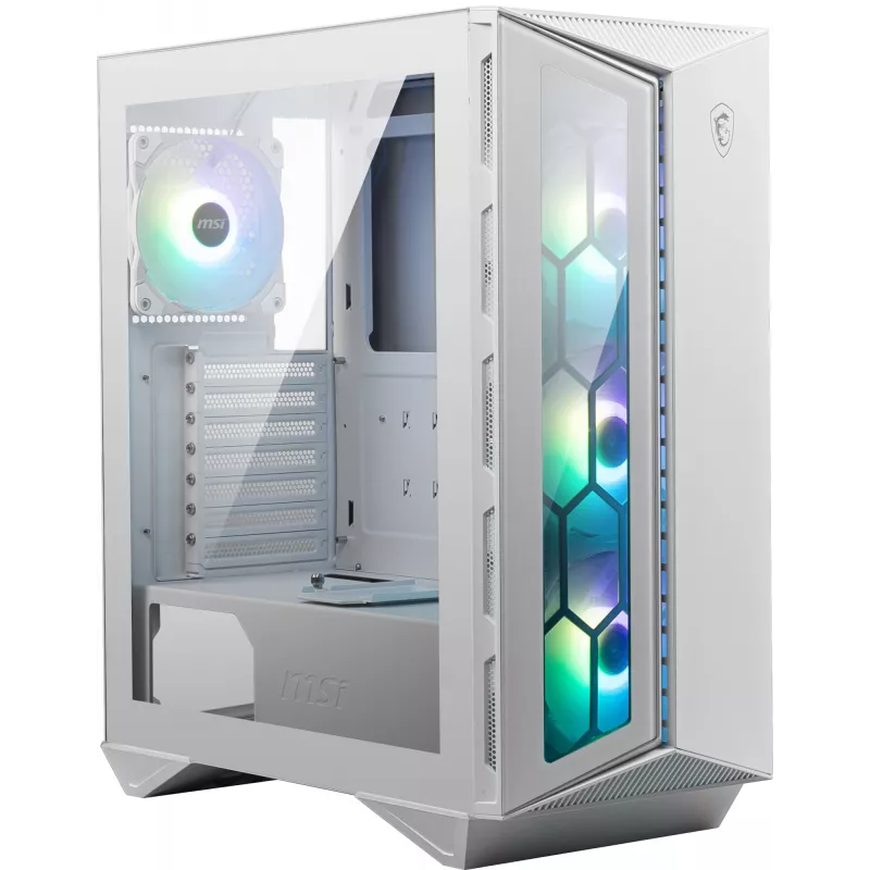 Žaidimų kompiuterio korpusas MSI MPG GUNGNIR 110R Balta Midi Tower