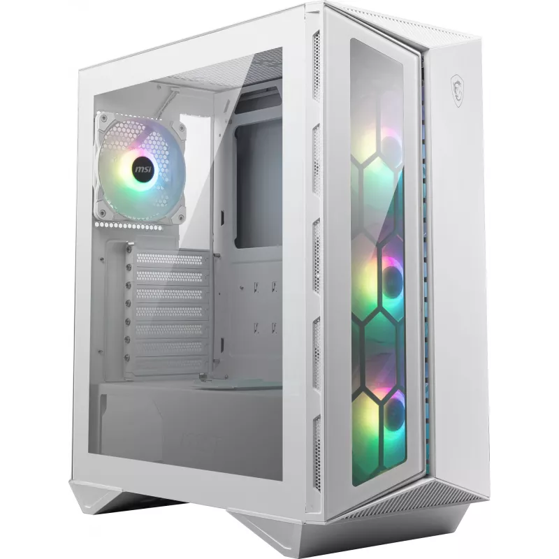 Žaidimų kompiuterio korpusas MSI MPG GUNGNIR 110R Balta Midi Tower