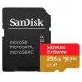 WESTERN DIGITAL Extreme PLUS Micro SDXC 256GB+SD adapteris 200MB/s 140MB/s A2 C10 V30 UHS-I U3