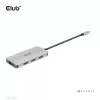 CLUB3D 4 prievadų USB-A šakotuvas USB-C – 10 Gbps spartus perdavimas