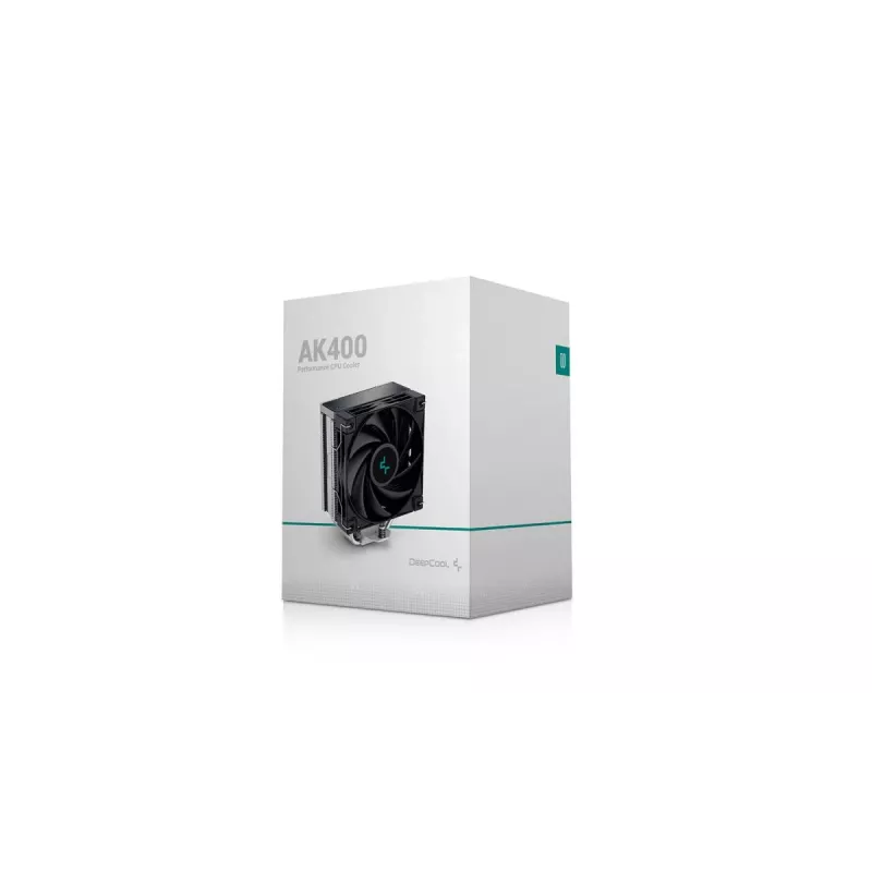 DEEPCOOL CPU aušintuvas AK400 šilumos vamzdelių bokštas 12cm - juodas