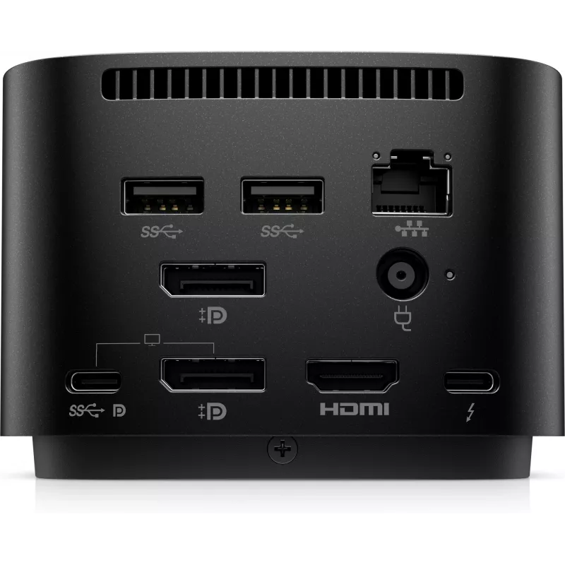 HP Thunderbolt Dock 120W G4, laidinis, Thunderbolt 4, juodas, Kensington, Kinija, Tailandas, Taivanas, verslui