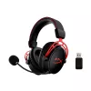HyperX Cloud Alpha - belaidės žaidimų ausinės (juodos-raudonos)